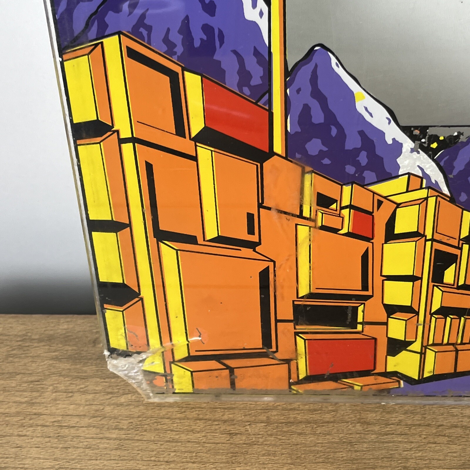 Vintage Space Invaders 1980’s Bally Midway Monitor Screen Original 25”x26”