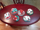 Bakery HALLOWEEN & CHRISTMAS CAKES Lot 12* Handbaked dollhouse mini 1/12 shop — photo 8
