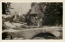 Postcard of Masera, bridge and two bell towers - Verbania, 1938