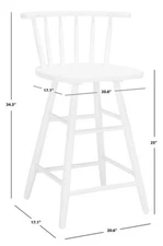 Safavieh Jay Wood Counter Stool, Reduced Price 2172722702 BST1403C