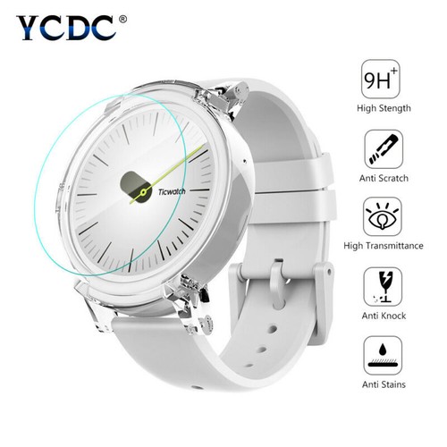HD Tempered Glass Dia. 0.3mm Watch Protector 9H Screen For Citizen Ticwatch DW - Picture 24 of 36