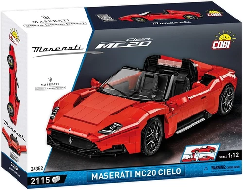 COBI - MASERATI MC20 Cielo Rot - 2115 Teile. - 1/12 - COB24352