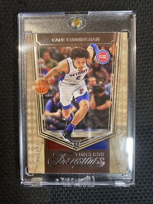 2021-22 Panini Chronicles Timeless Treasures Cade Cunningham RC SP# 072/249