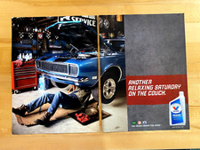 2007 Print Ad Valvoline Motor Oil With 1968 Chevrolet Camaro RS
