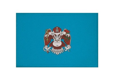 Aufnäher Ulan Bator Fahne Flagge Aufbügler Patch 9 x 6 cm