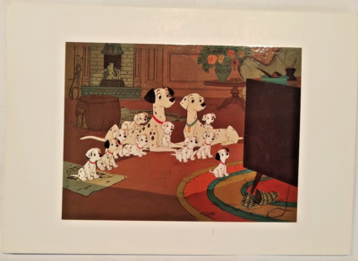 Postcard: ONE HUNDRED AND ONE 101 DALMATIANS WALT DISNEY The Art Group 2001
