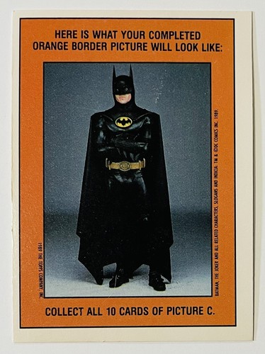 1989 Topps Batman Movie Sticker #43 Joker w/ Megaphone - Picture 2 of 2