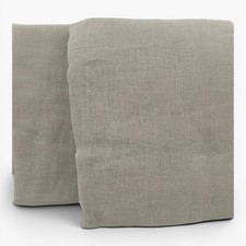 Pottery Barn Emery Linen Sheer Curtains Set of 2 50x96 Oatmeal