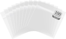 CD Jewel Case Sleeves, 6 1/8 X 5 1/8 Inches Crystal Clear Self-Seal Resealable O