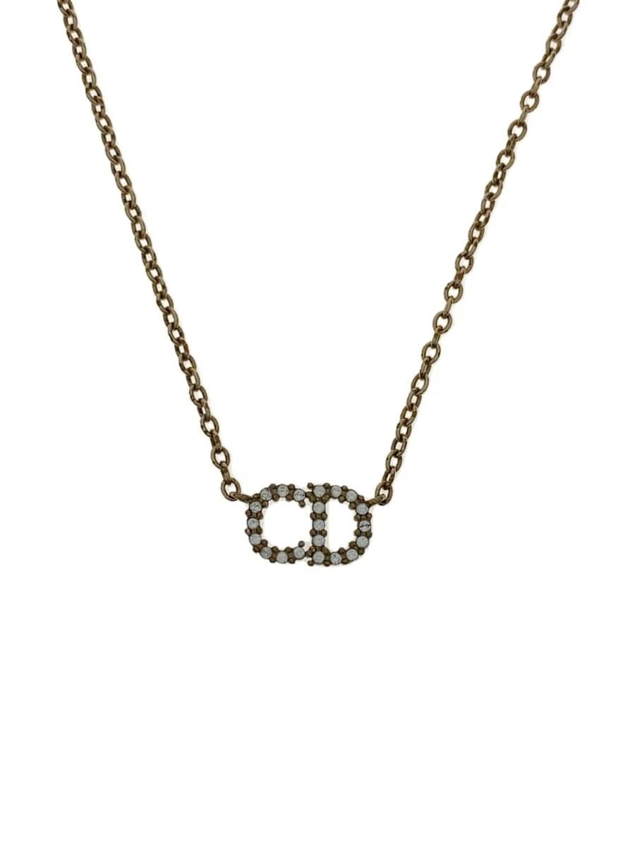 Collier Christian Dior CD logo pierre claire modèle actuel    Femme