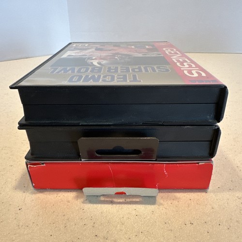 Sega Genesis Tecmo Super Bowl I II III Set Of 3 All With Games Cases & Manuals - Picture 17 of 18