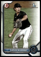 2022 Bowman Draft #BD-87 Karson Milbrandt
