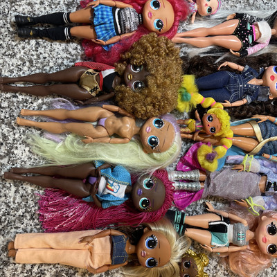 OMG Lol Surprise Doll Bundle Lot Of 10 Fashion Doll Bundle & 3