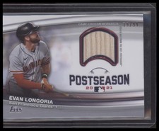 2022 Topps #PPR-EL Evan Longoria Postseason Performance Relics #/99