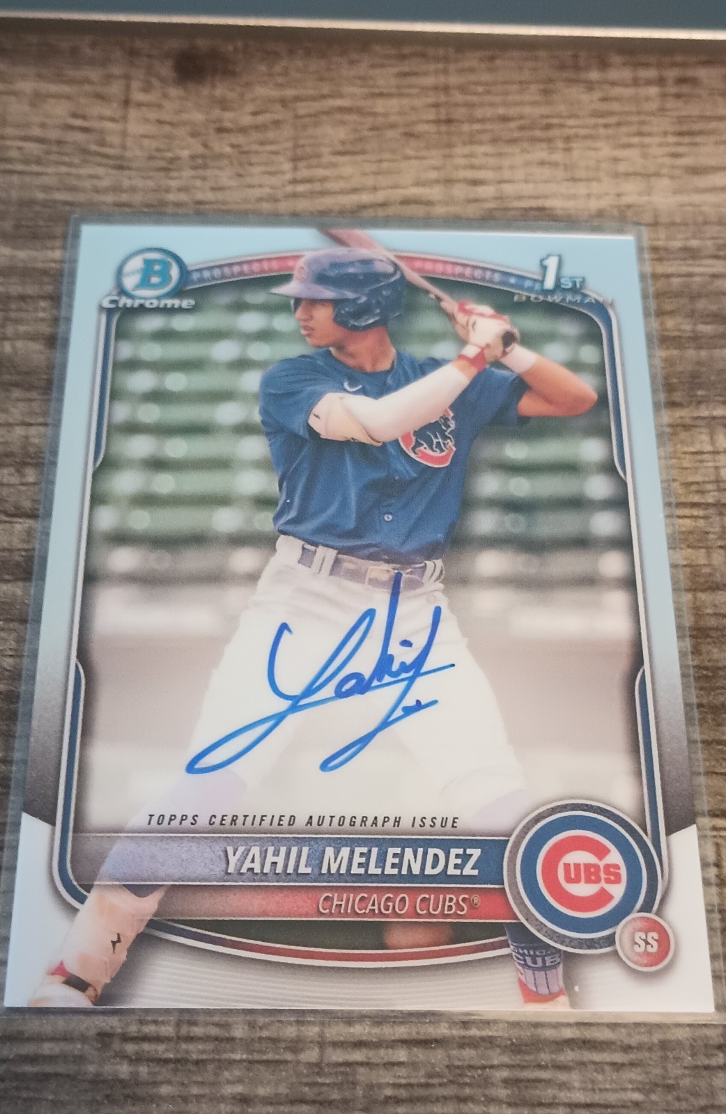 2025 Bowman Chrome - Prospect Autographs Yahil Melendez, Yahil Melendez #CPA-YM