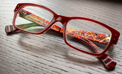 Jean Lafont Eyeglasses Frame Ivanhoe 2 686 Red Multicolor France 48-16-130 Women