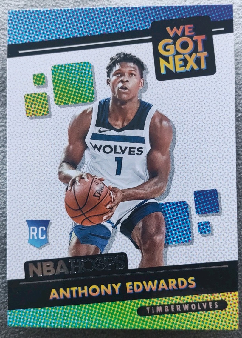 2020-21 Panini NBA Hoops - We Got Next Anthony Edwards #1 Timberwolves (RC)