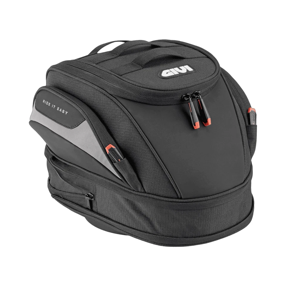 Givi EASY03 Easy-T ausziehbare Tanklock Tasche, 12-16 Liter Tankrucksack schwarz - Bild 2 von 4