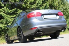 FOX Duplex Sportauspuffanlage ab Kat VW Jetta 4 (Typ 162) je 145x65mm trapez