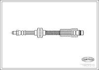 Bremsschlauch Vorne Corteco 19031273 FÜR CitroËN Passend FÜR Fiat Lancia