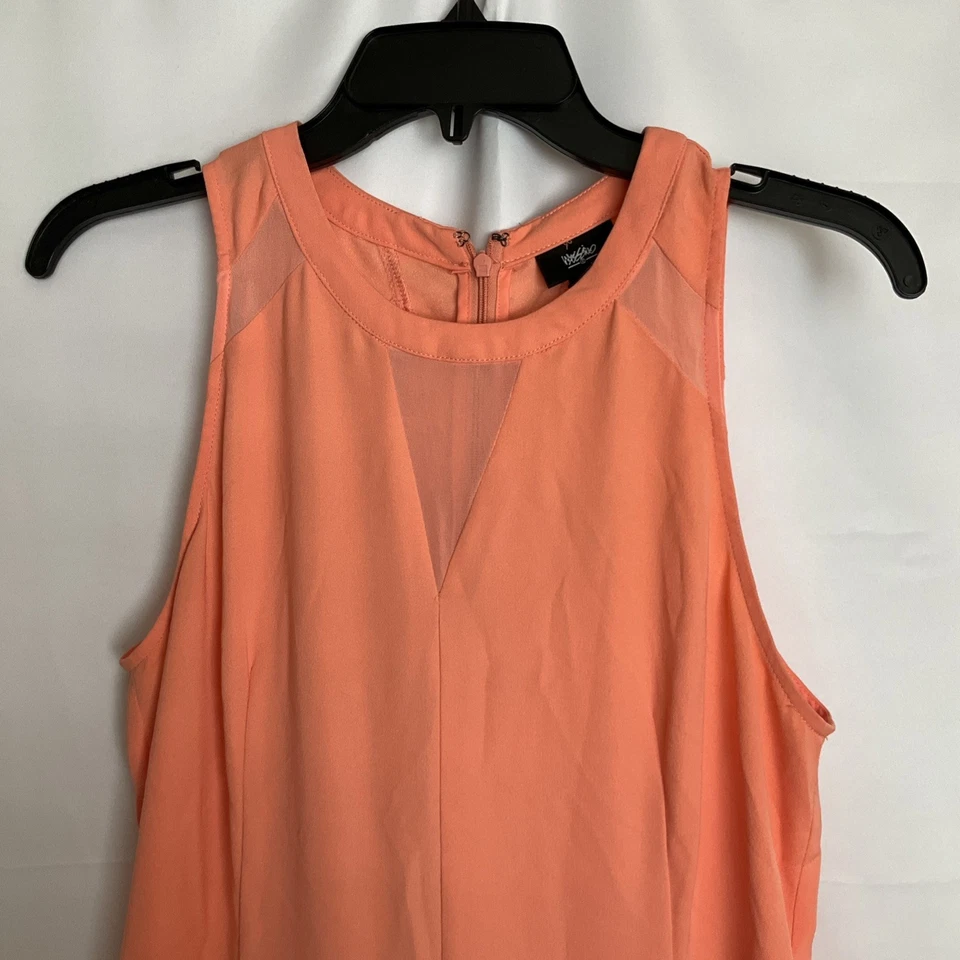 Mossimo женщин комбинезон брюки длиной без рукавов оранжевый Sz-S/P #553 - Изображение 3 из 4