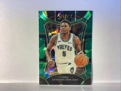 2023-24 Select Anthony Edwards #364 Green Cracked Ice Mezzanine SP NM+