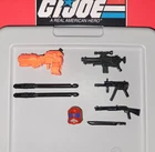 GI Joe Ozone 1993 Helmet + Complete Weapons Set Original 90's Hasbro Unbroken