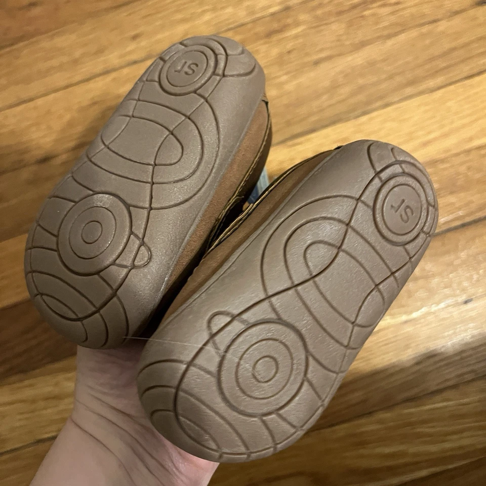 Stride Rite Nuevo Con Caja Hampton Marrón Niño Mocasines Zapatos Marrón Talla 4 Foto 4 de 4