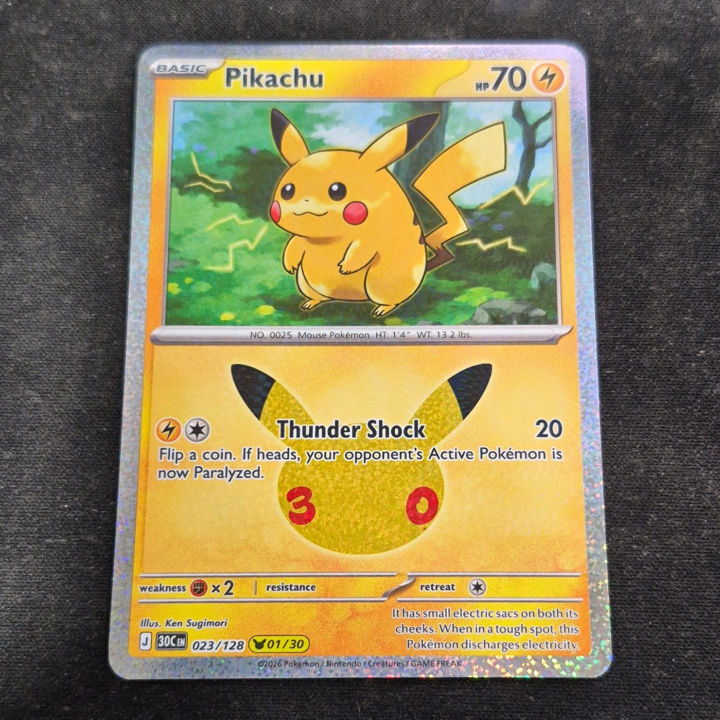 Pikachu 002/015 Promo McDonald's 2024 Holo Pokemon TCG English