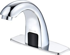 Automatic Sensor Touchless Bathroom Sink Faucet Chrome Vanity Faucetshands Free