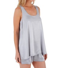 PJ Harlow PW039 Mikel Satin Boxer with Laura Satin Tank Set