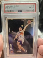 Steve Nash 1996-97 Collector's Choice Rookie RC PSA 6 HOF NBA Basketball