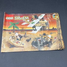 LEGO Adventurers Treasure Raiders 5909/5948/2879 w/ Mummy Storage Case COMPLETE