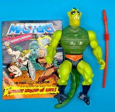 Masters of The Universe Whiplash Figure Complete Vintage Mattel 1984 MOTU