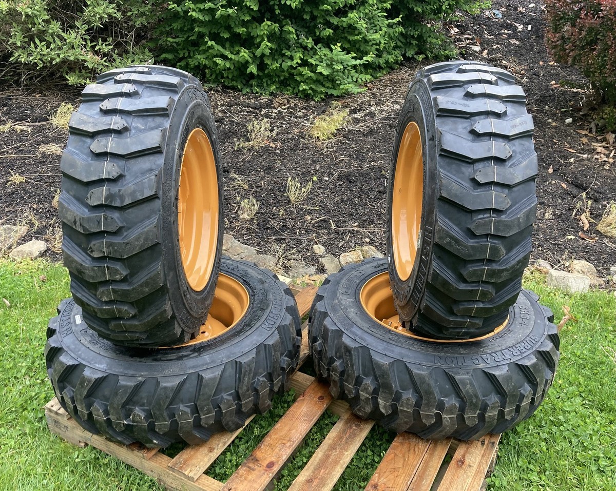 1 or 4-10-16.5 SKS-1 Skid Steer Tires/Rims for Case 1835,1838,1840