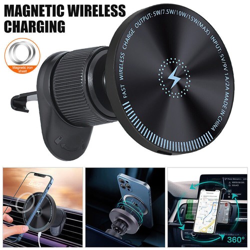 Universal Magnetic in Car Mobile Phone Holder Stand Dashboard 360 Rotation Mount - Picture 3 of 18