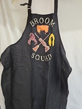 Disney Hocus Pocus Broom Squad Black Apron 100% Cotton New