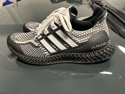 Adidas Ultra 4D Oreo Men's Size 13 Running Shoes Oreo White Black Grey RARE SZ