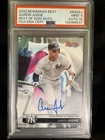 2020 Bowman's Best Aaron Judge Auto SSP Only 8 Total Graded! Pop 1 PSA 9 Auto 10