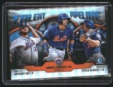 2019 Bowman #TP-NYM Anthony Kay / Andres Gimenez / Peter Alonso Talent Pipeline