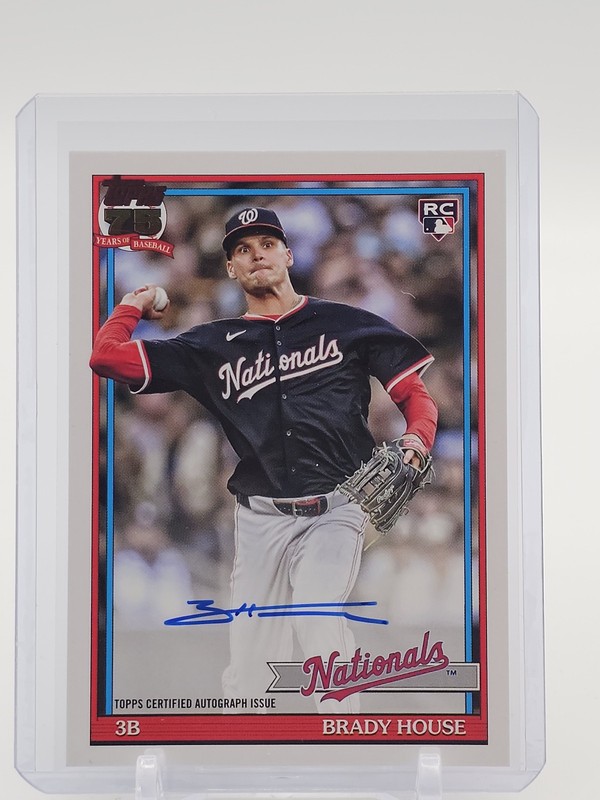 BRADY HOUSE 2026 TOPPS 1991 ROOKIE AUTO #91A-HOU NATIONALS Q3286