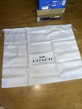Brand New White Coach Dustbag 23x19