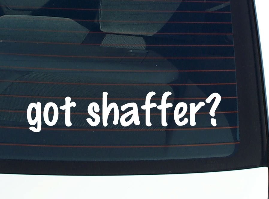 Shaffer Family Funny Last Name Car Decal Bumper Sticker Vinyl Window Pride