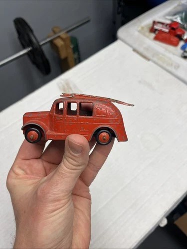 VINTAGE DINKY TOYS RED Fire Truck LTD MADE IN ENGLAND