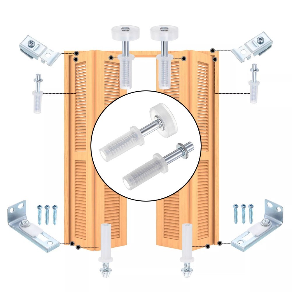 Sliding Closet Door Bi-fold Door Top Slide Guide Hillman 6-Pack 3/8-in ...