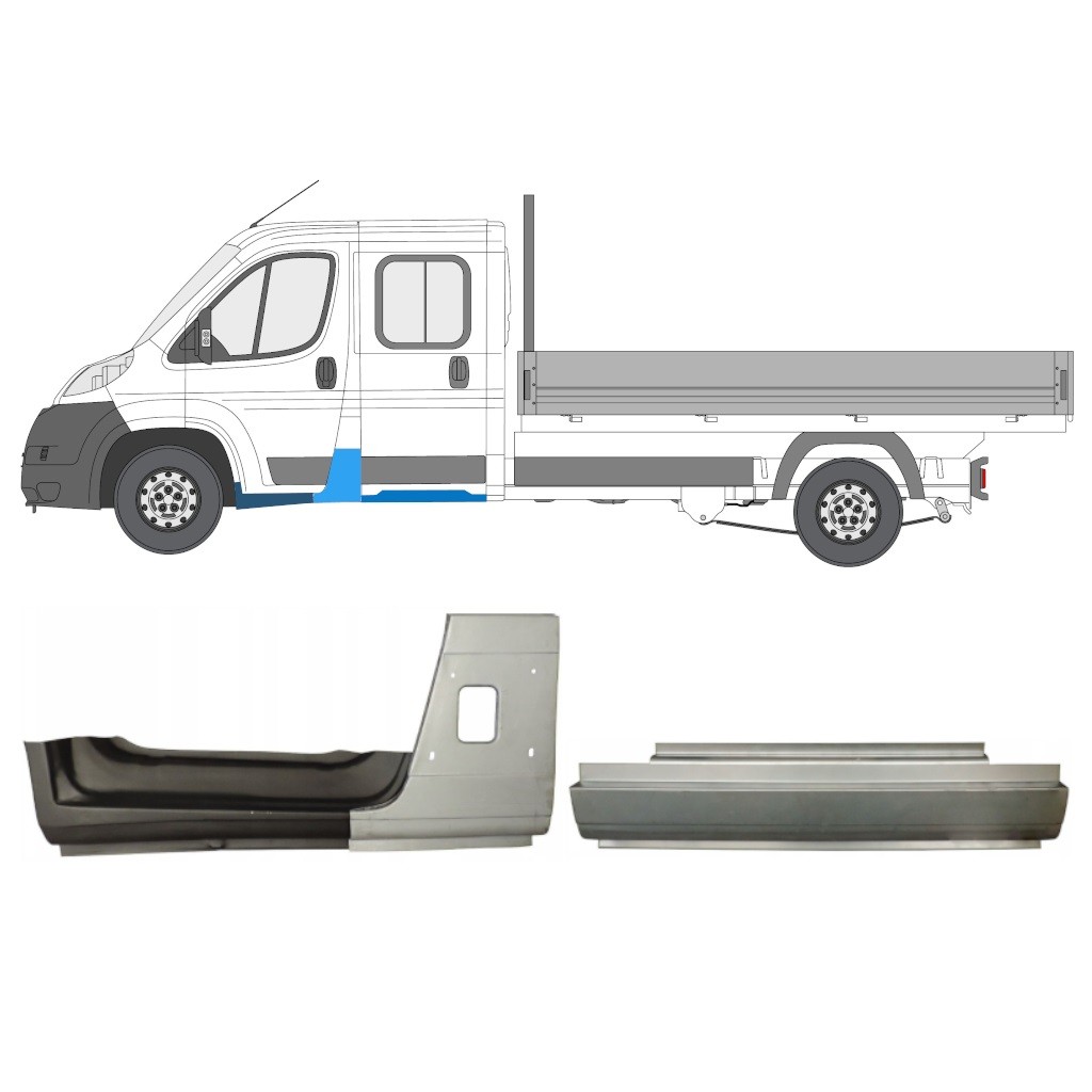 Repair panel set for Fiat Ducato 2006-2025 / Left