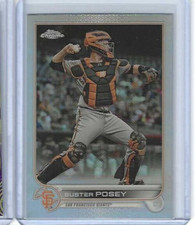 2022 Topps Chrome #95 Buster Posey Refractor San Francisco Giants