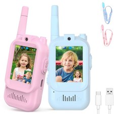 Video Walkie Talkies for , Rechargeable Walkies Talkies 2 Pack, Indoor Outdoo...
