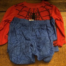 Marvel Spiderman XXS 2T  Pajama Set Kids