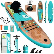 11' x 34'' x 6'' Inflatable Stand Up Paddle Board with Full Accessories,Wide ...